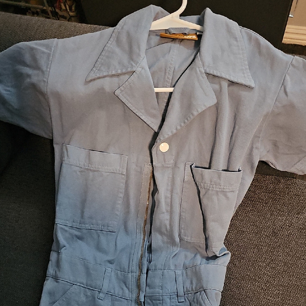 Big Bud Press Periwinkle Jumpsuit Like New Condition XS